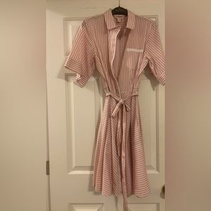 Brooks Brother shirt dress. Length from shoulder to knee - 39”.